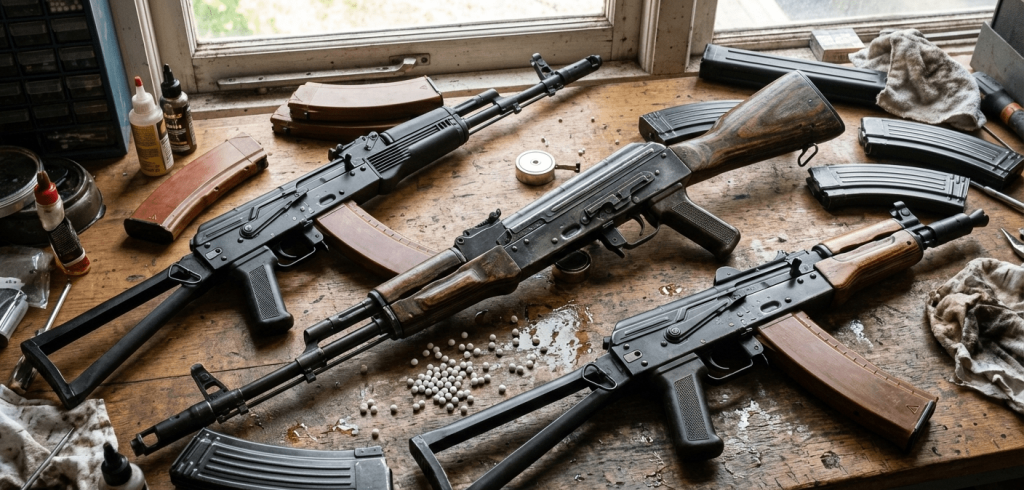CM.040 / CM.045 / CM.048 (stalowe AK od CYMY)